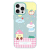For iPhone 14 Pro Skin Feeling Jelly TPU Hybrid PC Phone Case(Weather Light Green)
