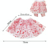 Halloween Party Decoration Blood Print Masquerade Props Horror Costume Cosplay Props, Style: Bloody Skirt(Average)