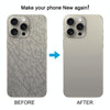 iPhone 15 Pro Max Blue Glass Back Cover with Wireless Charging