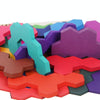 Kids 3D Wooden Puzzles Toy Children Geometry Tangrams Honeycomb Puzzles IQ Brain Training Educational Toys 14 PCS
