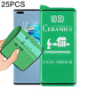 For Huawei Mate 40 Pro 25 PCS 9D Full Screen Full Glue Ceramic Film