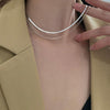 Ladies Light Luxury Bowknot Necklace Clavicle Chain, Specification:XL1231