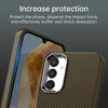 For Samsung Galaxy F15 5G Carbon Fiber Series IMD Phone Case(Brown)