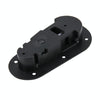 A Pair Car Carbon Fiber Cover Lock Modified Hood Lock General Racing Car Cover Lock(Black)