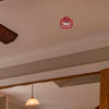 Red 4-Point Fire Sprinkler Guard Cover - Durable Alloy