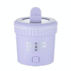 Multifunctional Electric Cooker One-piece Home Small Electric Cooker(US Plug Purple)