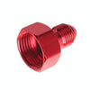 AN10 to AN8 Male and Female Connector Conversion Screw Oil Cooler Conversion Reducer Adapter (Red)