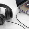 Borofone BL24 3.5mm to 8 Pin Graceful AUX Audio Cable, Length:1m(Gray)