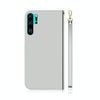 For Huawei P30 Pro Imitated Mirror Surface Horizontal Flip Leather Case with Holder & Card Slots & Wallet & Lanyard(Silver)