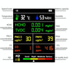 9 In 1 Air Quality Detector Handheld High Precision Formaldehyde Detector(Black)