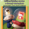 Summer Children Cartoon Bared Water Toys Outdoor Water Play Toys, Style: Astronaut With Lights Blue Red