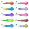 HENGJIA SJ042 Squid Steel Filament Shrimp Bionic Bait Sea Fishing Lures, Size: 9.5cm 6g(White Purple)