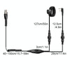 RETEVIS EH050K 2 Pin Adjustable Volume Noise Reduction Aviation Headphone Microphone with Finger PTT