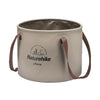 Naturehike NH20SJ040 20L PVC Outdoor Camping Foldable Water Storage Bucket (Coffee)