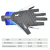 BOODUN P101251 Summer Outdoor Half Finger Silicone Non-Slip Fishing Gloves, Size: L(Black)