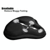 Bicycle Cushion Cover Mountain Bike Road Bike Thickened Silicone Cushion Cover Riding Equipment(Black)