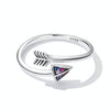 S925 Sterling Silver Arrow Of Love Women Open Ring