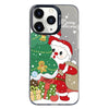 For iPhone 11 Pro Max Christmas Series PC Full Coverage Pattern Phone Case(CK058 Black)