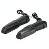 For Kawasaki Versys 650 Z1000R Motorcycles LED Turn Signal Light(Black)