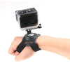 GP278 3 in 1 Hand Wrist Arm Leg Straps 360-degree Rotation Mount for GoPro, Insta360, DJI and Other Action Cameras(Black)
