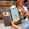 For Samsung Galaxy A56 CaseMe 013 Multifunctional Horizontal Flip Leather Phone Case(Coffee)