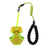 Green Cat Harness & Leash, Adjustable Vest, 5-20 lbs