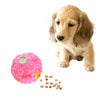 Dog Treat Ball Toy, Squeaky, Large 11.5cm, Pink
