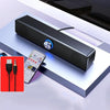 YINDIAO A36 Smart Subwoofer Computer Wired Speaker, Rotary Button Mini Version(Black)
