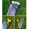 30cm Outdoor Camping Ground Nail Storage Bag Thickened Oxford Cloth Tent Windproof Rope Buckle Finishing Bag