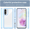 For Samsung Galaxy A56 5G Colorful Series Acrylic Hybrid TPU Phone Case(Blue)