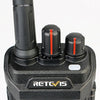 RETEVIS RT48 2W 16CHS Waterproof FRS Handheld Walkie Talkie, US Plug(Black)