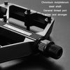 WEST BIKING Bicycle Aluminum Alloy Chromium Molybdenum Steel Axle Pedal(Black)