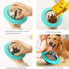 Bite-Resistant Dog Treat Puzzle Toy - Yellow Flying Disc for Dogs & Cats