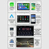 7013B HD 7 inch Car Radio Receiver MP5 Player, Support FM & Bluetooth & TF Card & Phone Link & Wired Carplay
