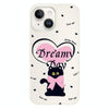 For iPhone 15 Skin Feeling Jelly TPU Hybrid PC Phone Case(Love Cat White)