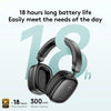 awei AT6 Wireless Bluetooth V5.4 Hi-Fi Stereo Headphones(Black)