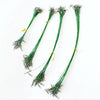 20 PCS Luya Front Wire With Pin Wire Anti-bite Wire, Size:20CM(Green)