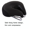 Bicycles Soft Saddle Mountain Bikes Thick Shock Absorption & Comfortable Seat Accessories(Black Blue)