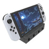 For Nintendo Switch / Switch OLED / NGC SW450 Handle Converter Multi-Function Charging Base Screener(Black)