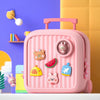 K33 Children Cute Travel Messenger Bag Stylish Lightweight Backpack(Cute Pink)