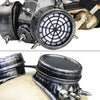 GM002 Halloween Dress Up Props Punk Style Gas Mask + Goggles Set(Gold)
