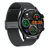 HK8Pro 1.36 inch AMOLED Screen Steel Strap Smart Watch, Support NFC Function / Blood Oxygen Monitoring(Black)