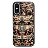 For iPhone XS Max Camouflage Eiderdown Airbag Phone Case(Army Green-B)