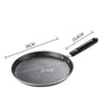 Non-Adhesive Pan Cake Crust Omelette Breakfast Pancake Pan, Colour: Black 10 inch