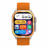 LEMFO HK96S 2.06 inch BT5.3 IP68 Sport Smart Watch, Support Bluetooth Call / Sleep / Blood Oxygen / Heart Rate / Blood Pressure Health Monitor(Orange)
