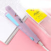 Mini Professional Hair Tools Smoothing Corrugated Travel Straightening Irons(Light Purple Duck)