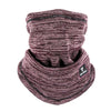 YIPINU YPU-5 Autumn/Winter Warm Bib Cycling Mask Thick Polar Fleece Scarf, Size: Free Code(Dark Purple)