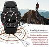 SPOVAN Gemini Outdoor Mountaineering Altitude Barometric Waterproof Sports Watch(Black White)