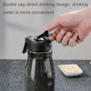 Nobvan Magic Ball Magnetic Bomb Tea Warehouse Tritan Large Capacity Sports Cup, Style: 1200ml (Transparent)