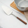 304 Stainless Steel Walnut Handle Cooking Tools Home Restaurant Kitchen Gadgets, Style: Cake Spatula